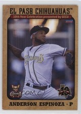2023 Choice El Paso Chihuahuas 10th Year Celebration Anderson Espinoza #19 1lq2