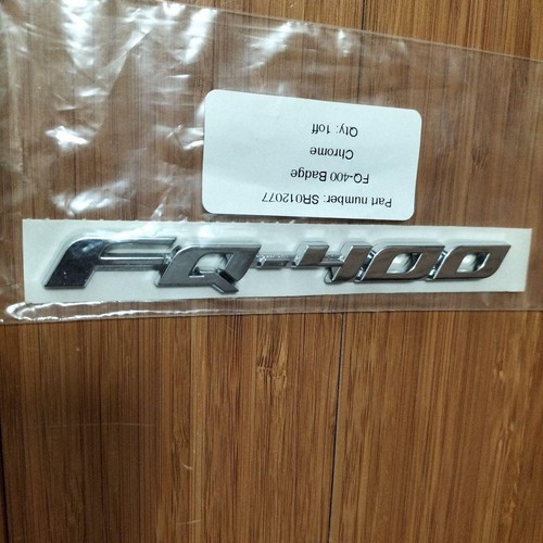 HKS Evolution FQ-400 Chrome Badge Set for Mitsubishi UK OEM SR012077
