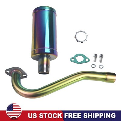 Exhaust Header Pipe fit Predator 196cc 212cc GX160 GX200 Tillotson 212