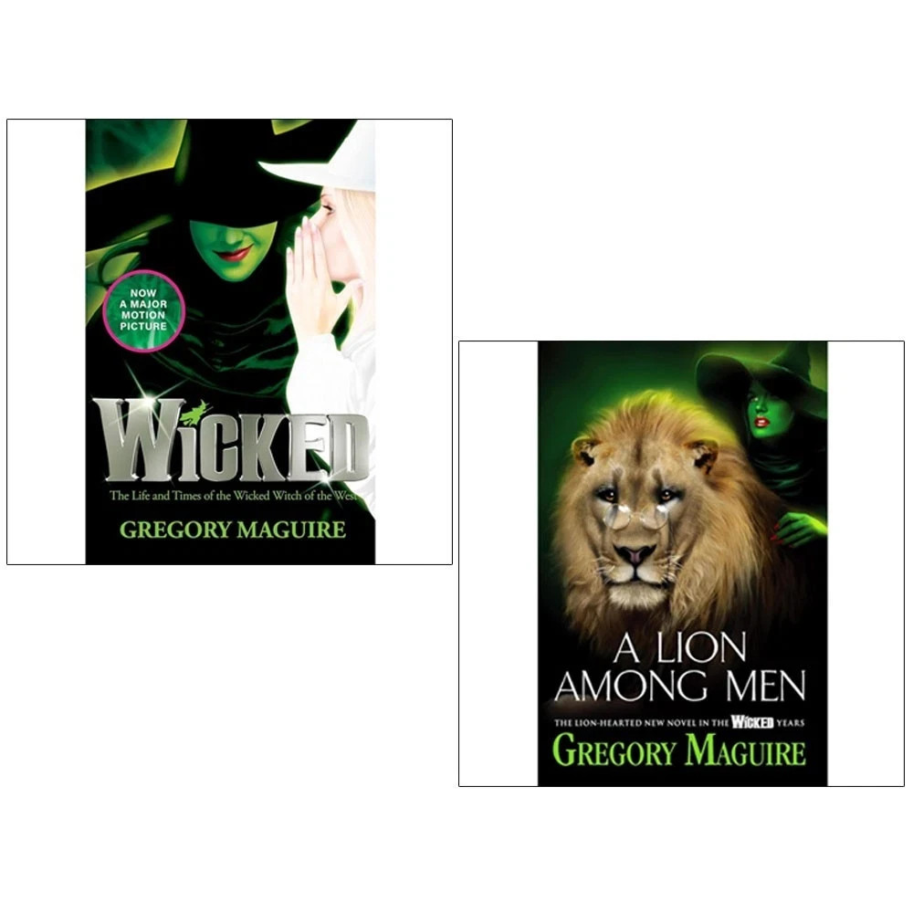 Gregory Maguire Wicked Years 2 Books  Collection Set A Lion Among Men, Wicked