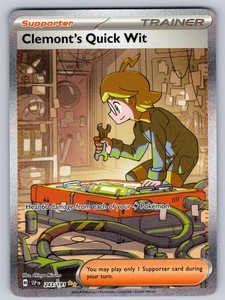 Clemont's Quick Wit 243/191 Surging Sparks Special Illustration Rare