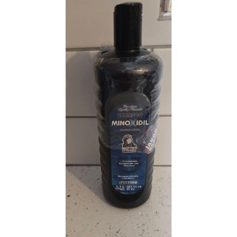 Shampoo Con MINOXIDL Caida Del Cabello/keratina-colageno UNISEX (2 bottles)