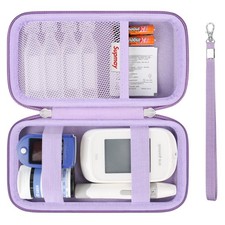 Diabetic Supplies Hard Case Diabetic Supply Organizer Bag Carrying Case for D...