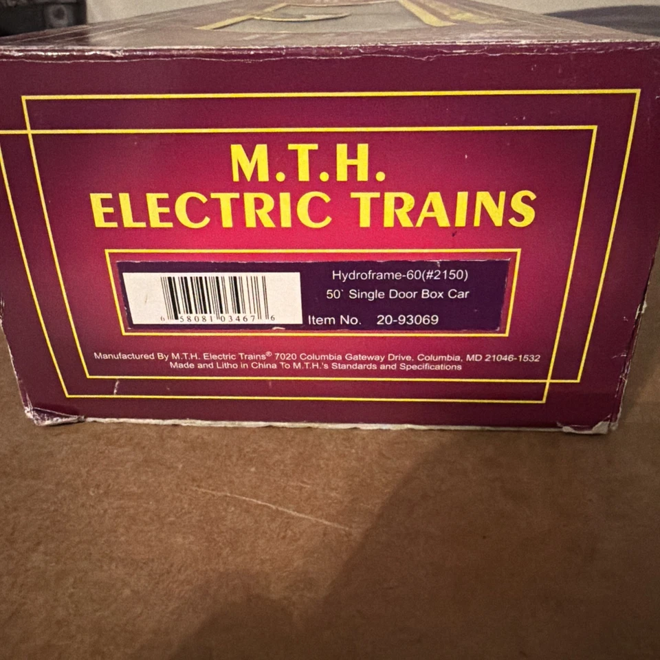MTH MILWAUKEE ROAD HYDROFRAME 50’ Single Door BOX CAR 20-93069 #2150 - Image 4 of 4