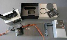 Leica Q-P 24.2MP Digital Camera - Stealth Matte Black - grip, case x 2 batteries