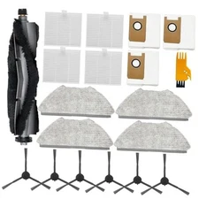 19 Pcs Accessories for AIRROBO T20+ Robot Vacuum Cleaner, 1 Main Brush, 3 Dust 