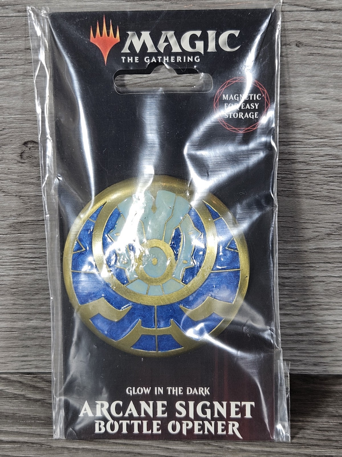 Magic the Gathering Arcane Signet Glow-in-the-Dark Magnetic Bottle Opener MTG