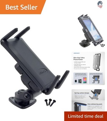 Universal Car Phone and Tablet Mount Compatible with Smartphones Tablets Black