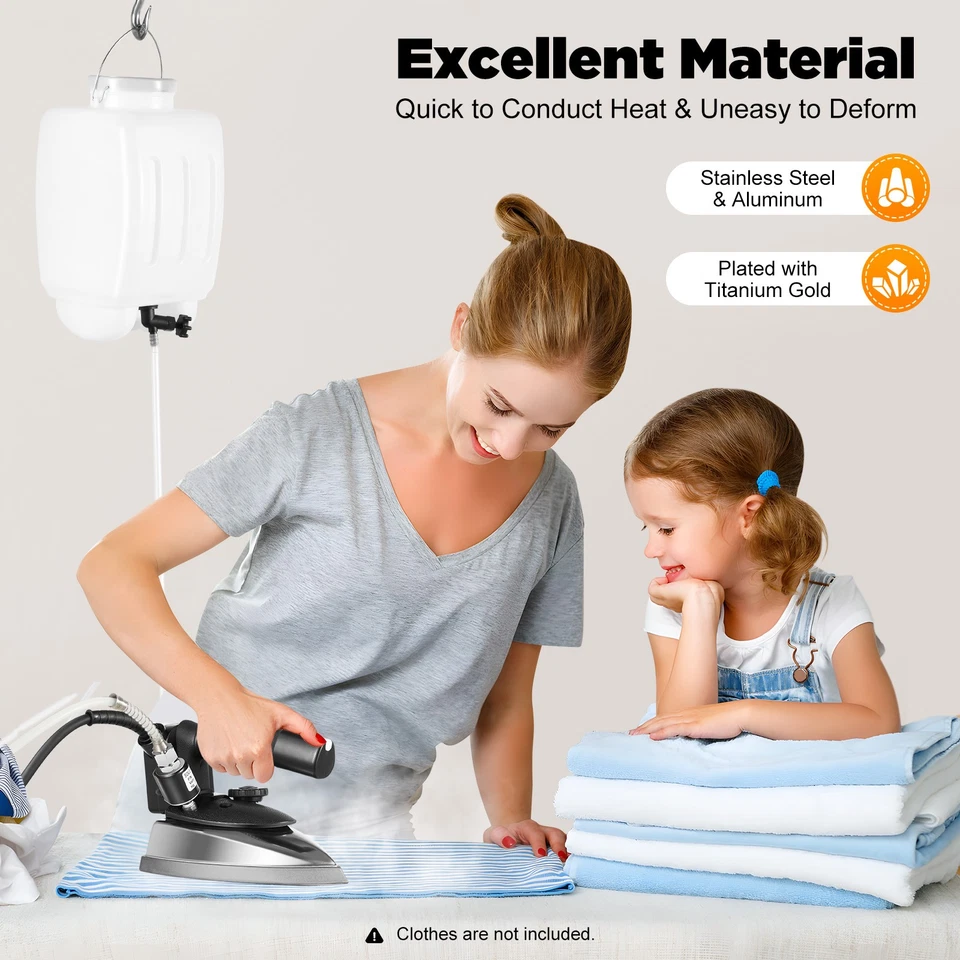 Professional Gravity Feed Industrial Electric Steam Iron Industrial Iron Machine - Image 3 of 4