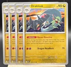 4x Drakloak 159/217 Common Ascended Heroes Pokemon TCG Playset NM