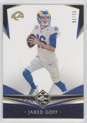 2020 Panini Limited Spotlight Gold 55/75 Jared Goff #80 0x1e