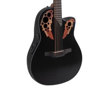 Ovation Celebrity Elite CE4412-5 12-String A/E Guitar - Black - Open Box