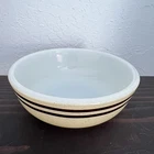 Vintage Pyrex Small 5" Dip Bowl Stack N Snack Brown Speckled Lines 708-20 AB USA