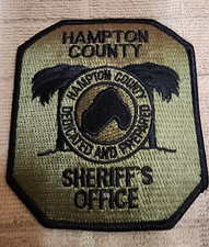 SC Hampton County South Carolina Sheriff's Office Shoulder Patch