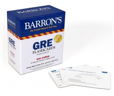 GRE Flashcards: 500 Flashcards to Help You Achieve a Higher Score by Sharon Wein