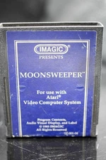 Moonsweeper (Atari 2600, 1983) Authentic Blue Label Cartridge - Tested & Working