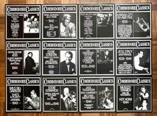 COMMODORE CLASSICS VINYL LP Sammlung Jazz Blues Dixieland Ragtime 30s 40s 50s