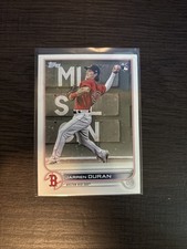 2022 Topps Series 1 - Image Variation Jarren Duran #187 Fielding, printing error