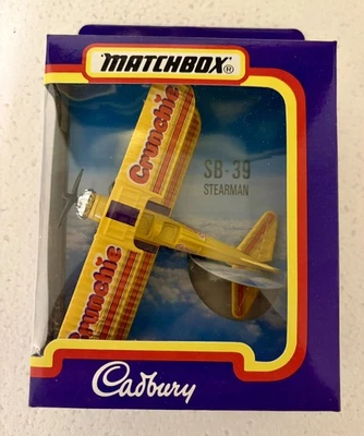 Matchbox Stearman SB-39 Stearman Cadburys Crunchie Flying Circus New In Box. - Image 1 of 4