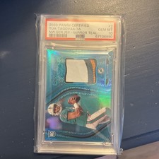 2020 Panini Certified New Gen Jerseys Mirror Tua Tagovailoa #2 Mirror Teal /50