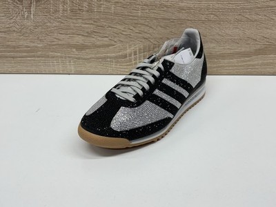 Adidas SL 72 OG “Rhinestone” Silver Black White Casual (KJ6151