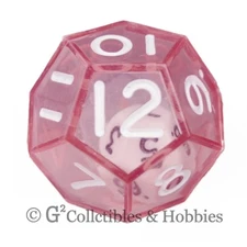 NEW Red Double Dice RPG Gaming D12 Twelve Sided Die 