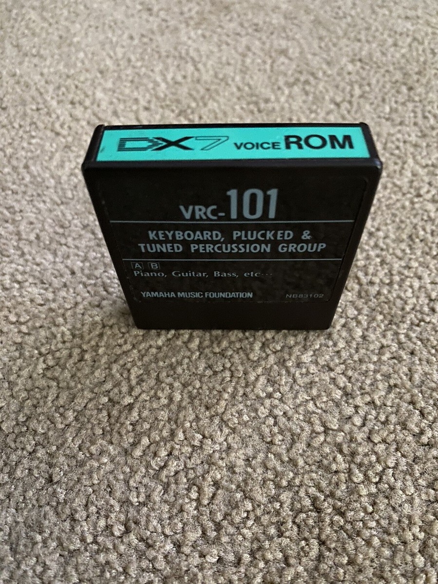 YAMAHA 「VRC-101」 DATA CARTRIDGE for DX7 Yamaha DX7 DX Data Cartridge Voice Rom VRC-101 | eBay