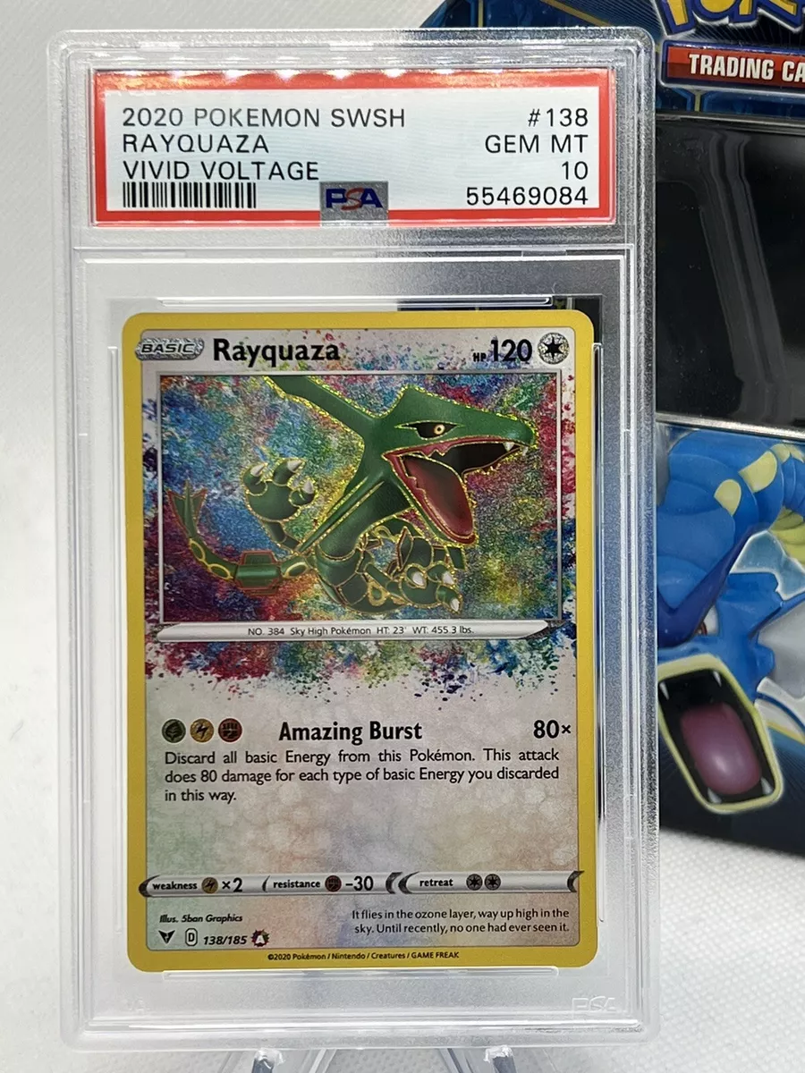 Pokemon - Rayquaza - 138/185 - Amazing Rare : Toys & Games
