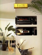 Scansioni ad alta risoluzione della brochure Pioneer Elite C91 M91 A91D F93 PD93 CT93 TZ9LTD PL90