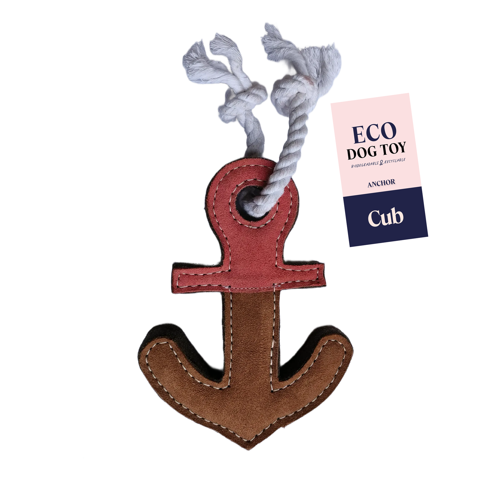 Cub Eco-Friendly Anchor Dog Toy - Biodegradable & Recyclable Pet Accessories