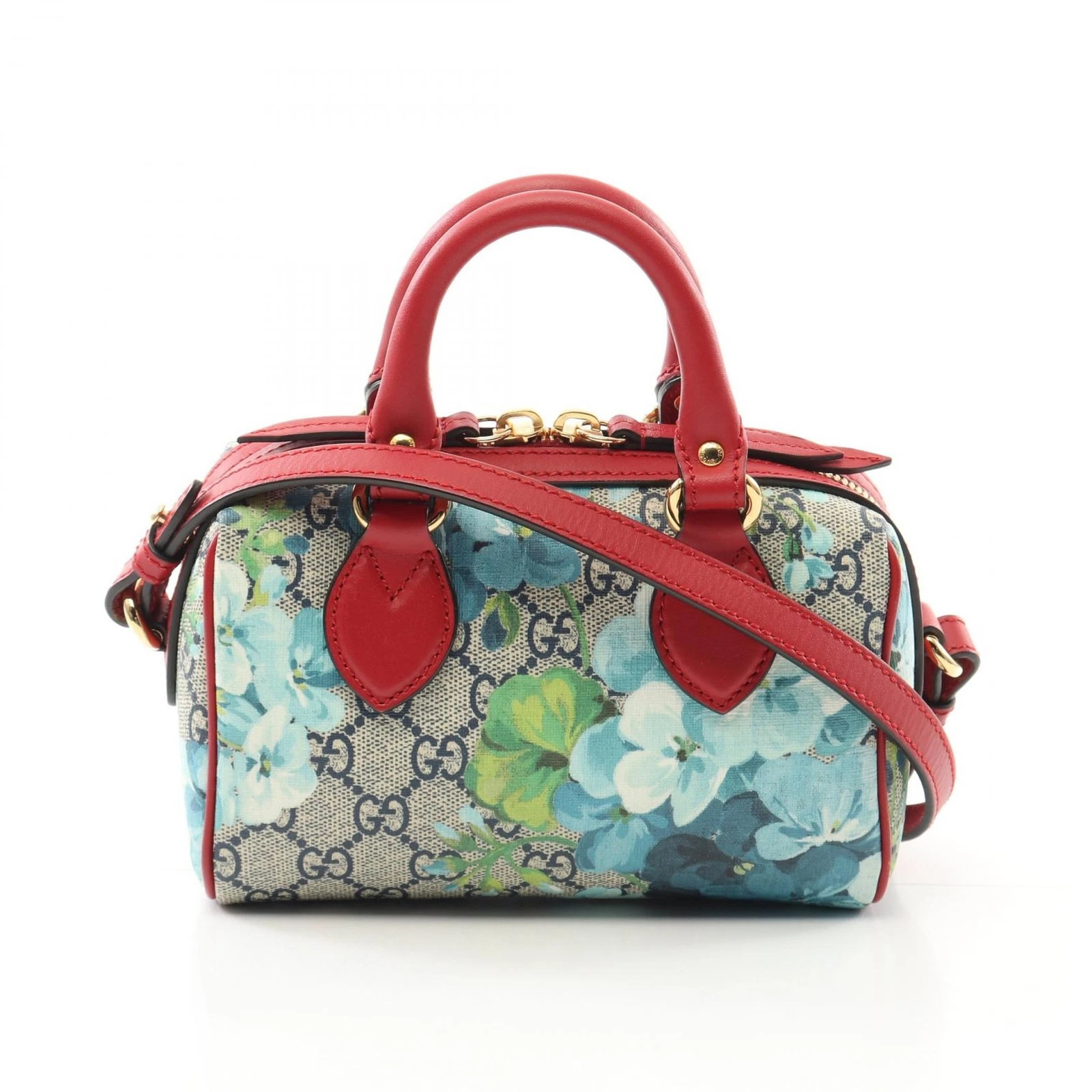 Sac bandoulière GUCCI GG Blooms GG Supreme Hand 546312 toile cuir multicolore