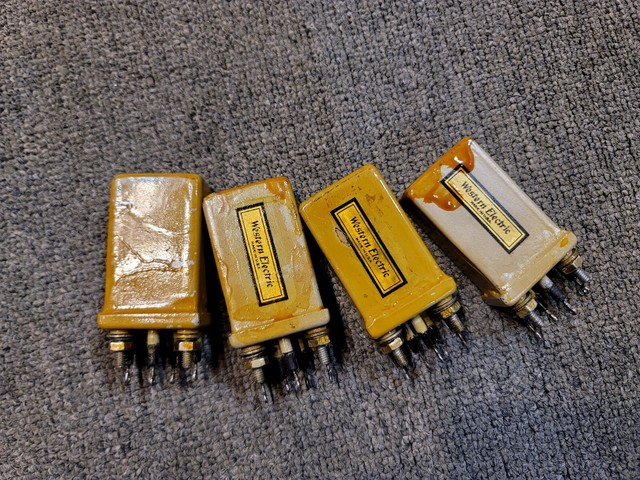 Western electric D172249 & D172250 input/output transformer... 2pair !!!