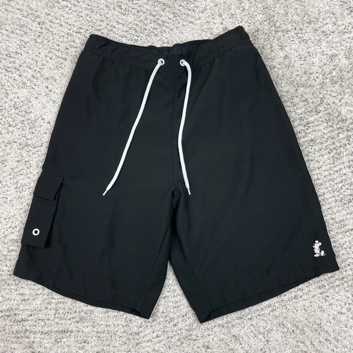 Disney Parks Swim Trunks Mens Small Mickey Mouse Suit Logo Lined