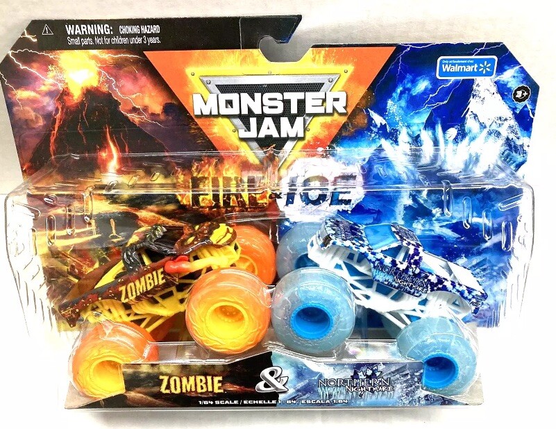 MONSTER JAM Fire and Ice Zombie & Northern Nightmare NEW SEALED | eBay