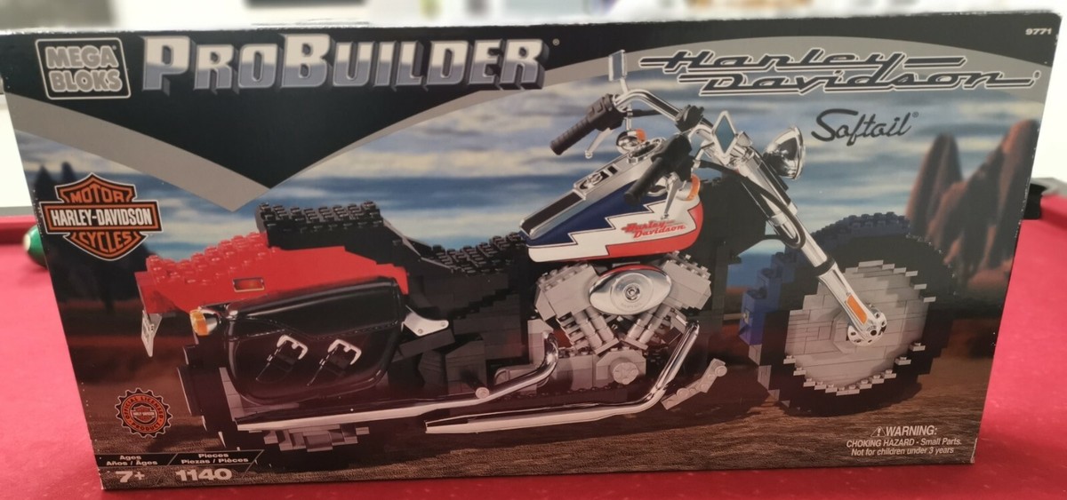 メガブロックス　ProBuilder ハーレーダビッドソン Mega Bloks Pro Builder Harley Davidson Softail - 1140pcs | eBay