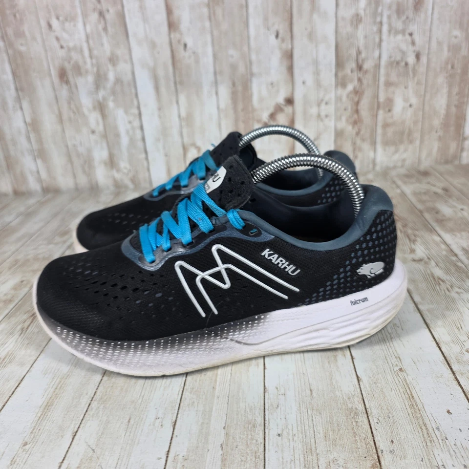 Karhu Running Shoes Fulcrum Ride Lightweight Athletic Sneakers Black Size 10 - Image 2 of 4