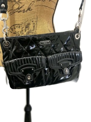Vintage Coach Black Poppy Handbag | eBay