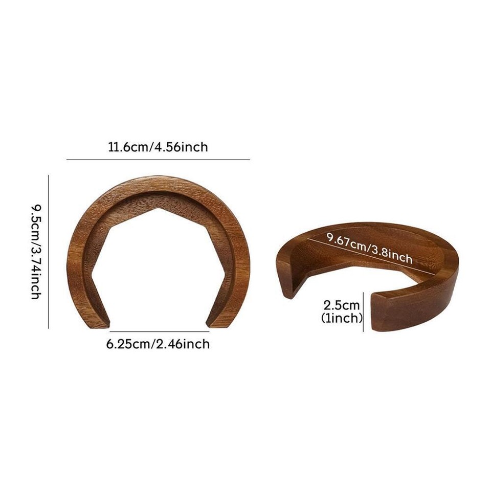 Coffee Machine Grouphead Ring Heat Resistant Wood Ring for E61 Espresso