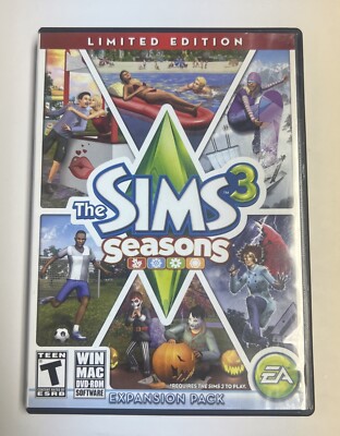 The Sims 3 Seasons Limited Edition - PC Windows Mac Free Shipping