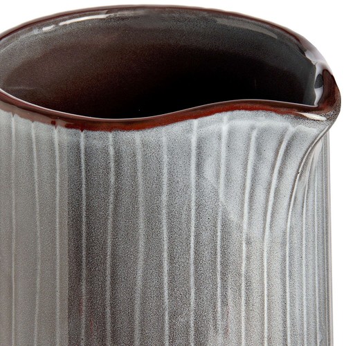 Moda Interiors Grey Ceramic Display Jug Scandinavian Elegant Decorative 32cm - Picture 4 of 6