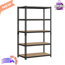Yaheetech Garage Storage Shelves 5 Tier, Heavy Duty, Adjustable, 35.5″W × 72″H