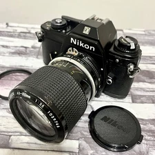 Nikon EM 35mm SLR Film Camera w/ Nikon Zoom Nikkor 43-86mm F3.5 Lens!