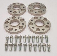 ESPACIADORES DE RUEDA FERRARI F8 4x22MM - BUJE PLATEADO CENTRADO