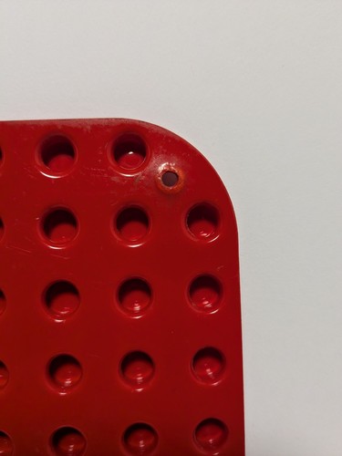 Lego Duplo Red Baseplate Large Building Surface 15x15" See Photos & Description - Picture 3 of 3