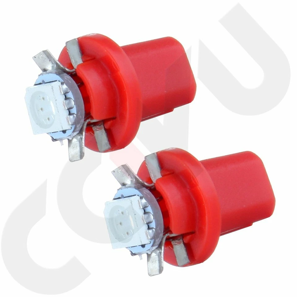 20Pcs Red B8.5D 5050 SMD LED Bulbs Dash Indicator Cluster Light For Porsche/BMW - Image 2 of 4