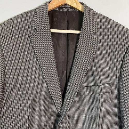 Versace Collection Men's US 42R EUR 52 Wool Sport Coat Dinner Jacket Blazer Tan - Picture 6 of 14