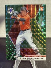 2021 Panini Mosaic Ryan Mountcastle Green Fluorescent Rookie #245 Orioles