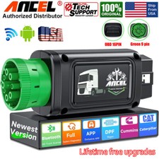 ANCEL HD100 Bluetooth Heavy Duty Truck Scanner Diesel Diagnostic DPFRegeneration