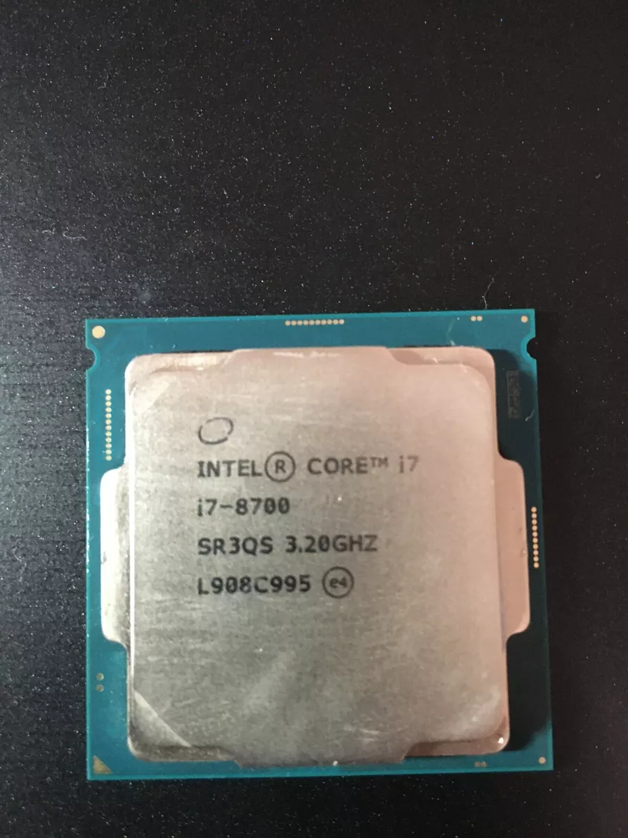 Intel Core i7-8700 Processor, 6 Cores, 3.2 GHz, LGA 1151, SR3QS