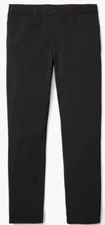 Bonobos Men’s Slim Performance Flex Waist Pants Black Polyester XXL/42” Reg New